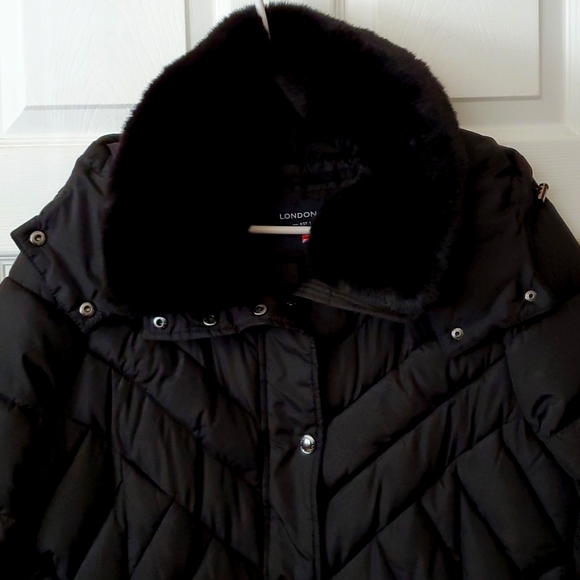 Down London Fog Puffer Coat 3/4, Size XL - Picture 2 of 15